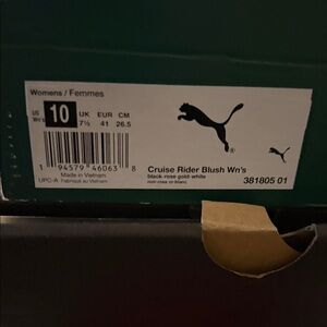 Puma Cruise Rider Blush Women's Sneakers - Black, Rose, Gold, White